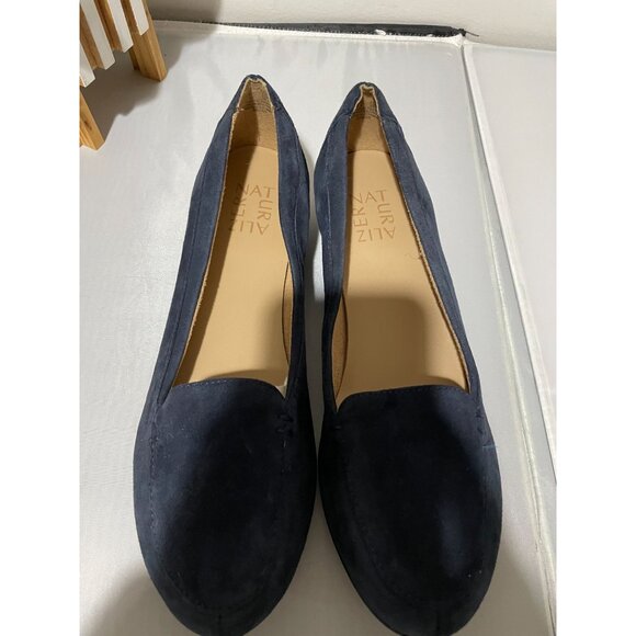 Naturalizer Women's Navy Blue Suede Slip-On Loafers Size 8.5M - Picture 14 of 16